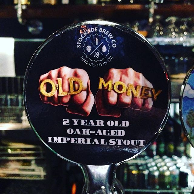 We've got Stockade Brew Co's Old Money on tap - you can't find it anywhere else in Victoria... #beer #melbourne #hawthorn #imperialstout
