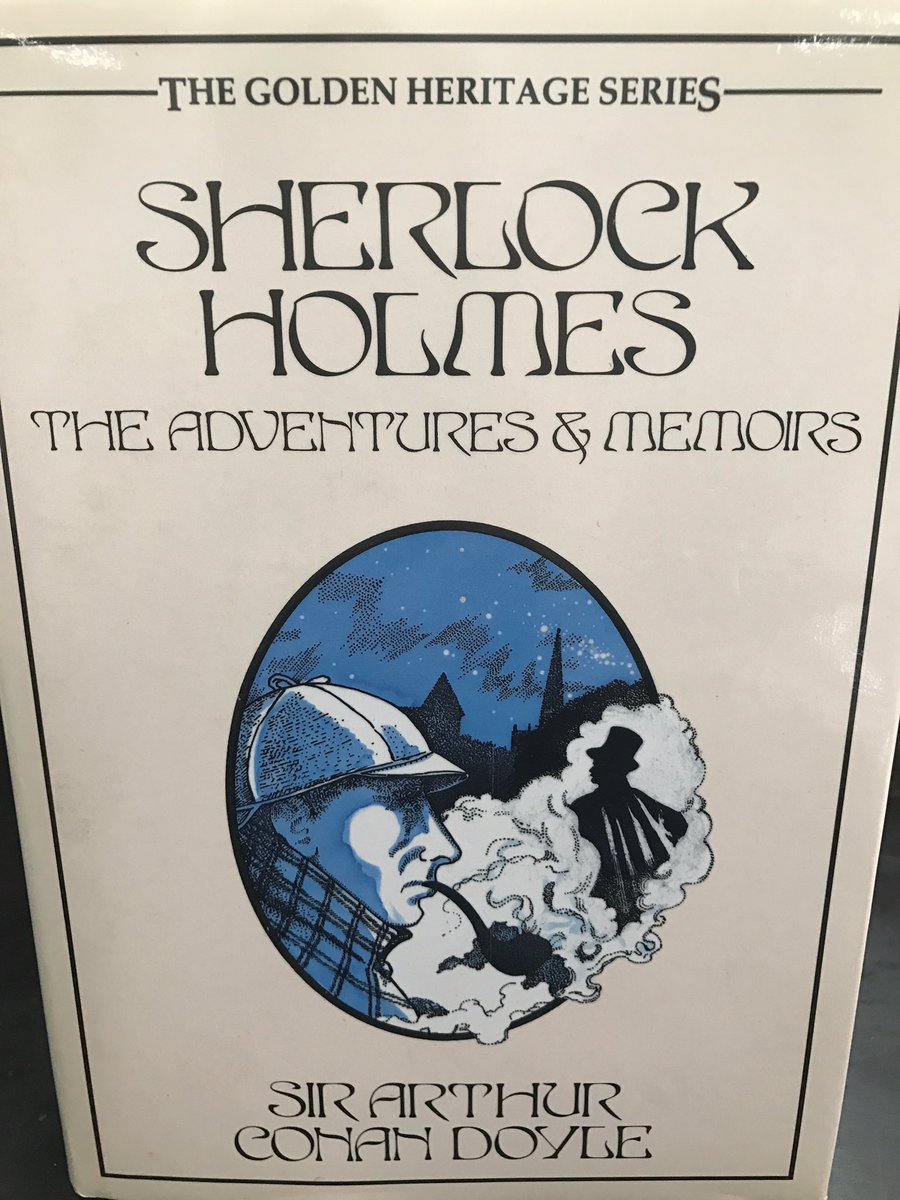 ReadersFeastBks's tweet photo. Just found this 1988 edition of Sherlock in our #booksofkells stock. Happy Birthday Sherlock! https://t.co/HYrKtQxHC5