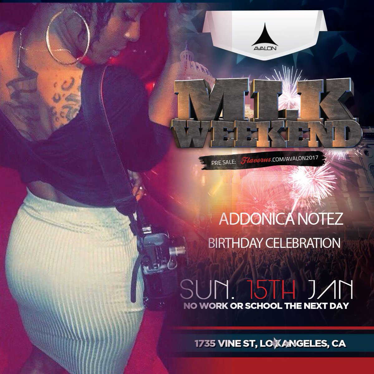 Hey @theereelnotez, we'd like to wish your friend Adonnica a very Happy Birthday! Here's her pass to the show :)