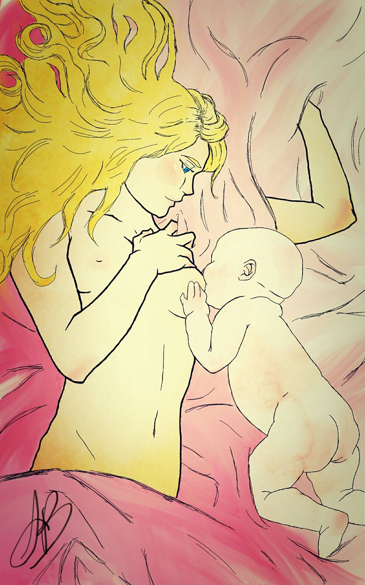 MumBirth's tweet photo. My super talented family member made this. So going on my "Wall of Nursing" in my room. #breastfeeding #breastfeedingart #sotalented #art https://t.co/jufbEHF7LT