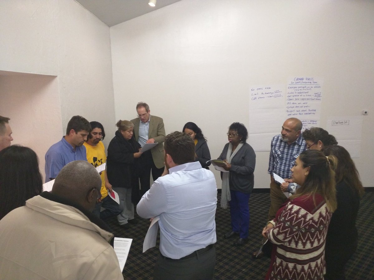 SEIU221's tweet photo. #BargainingTeam groups talking about how to make @SanDiegoCounty @InvestinSD Families improving #SafetyLadder #SmartJustice and #GoodJobs https://t.co/CCYrc1CErZ