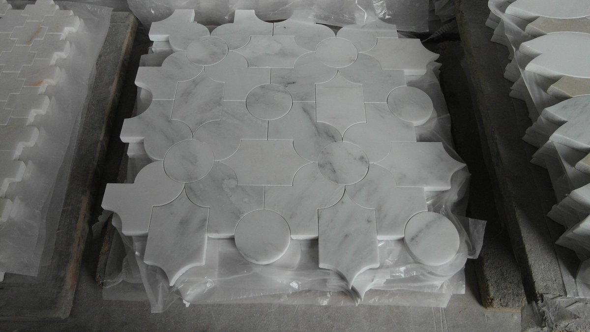 judy_stonetex's tweet photo. waterjet coming!
#waterjet #marblewaterjet #Pattern #floortile #luxuryrealestate #italiancarrara #whitemarble #anyproject #interiordesign https://t.co/fALfXUklEm