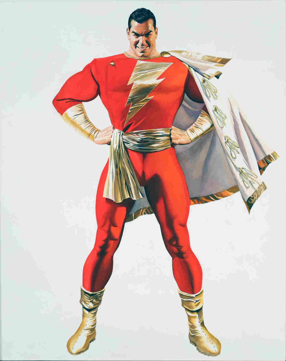 In honor of the newest Shazam trailer, here is Captain Marvel by Alex