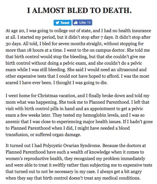 PPSavedMe's tweet photo. "I almost bled to death ... I was the most scared I have ever been. I thought I was going to die." #StandWithPP https://t.co/tAYOtFmMm5 https://t.co/VcOSJuIbQF