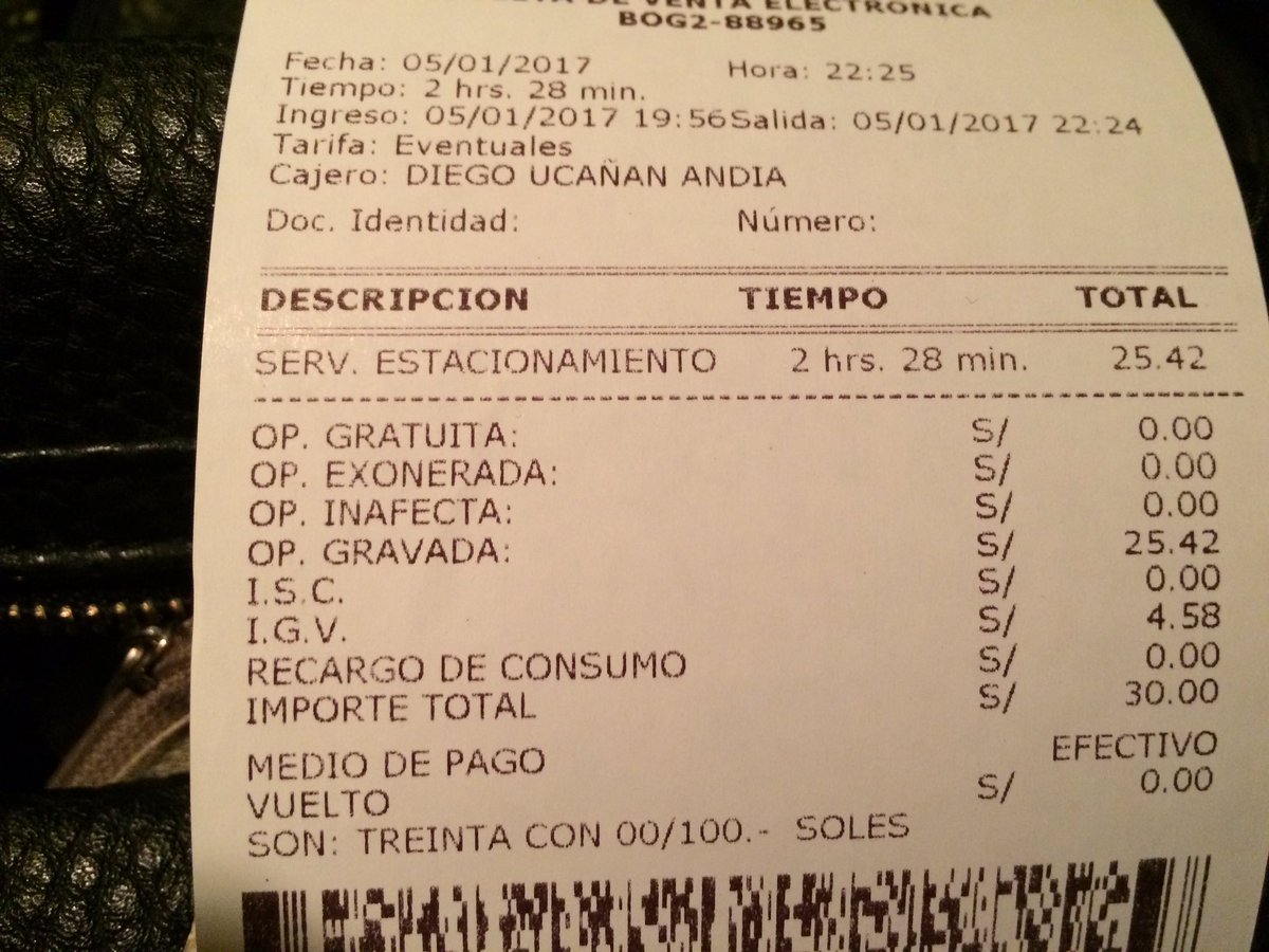 Vas al cine, nadie avisa que ya no hay convenio con #LosPortales y debes pagar
S/. 30.00 por 2 horas y 28 minutos
¡Asalto a mano armada! 😡