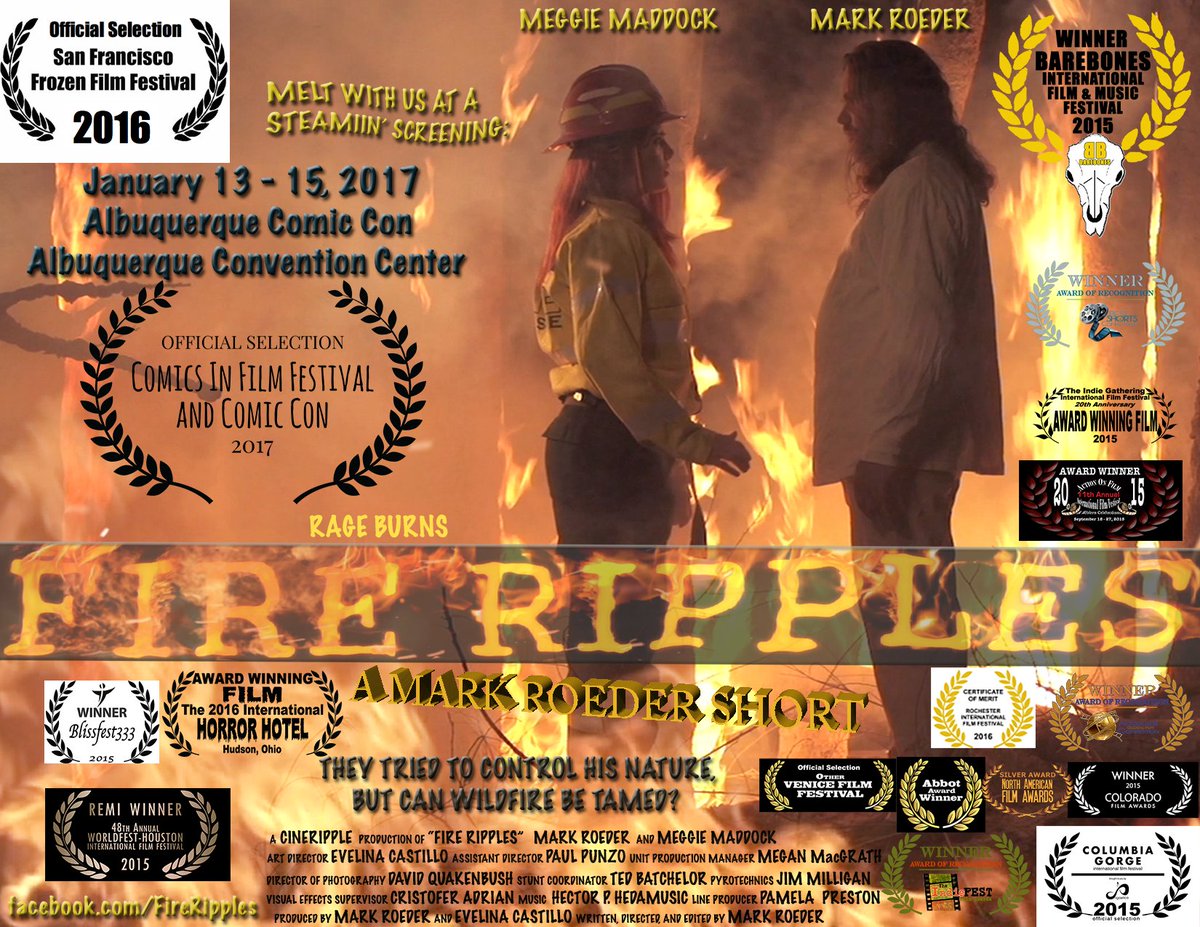 MarkRoederActs's tweet photo. See #FireRipples with us @comicsinFF @ #AlbuquerqueComicCon @ #AlbuqurqueConventionCenter Jan 13-15th! Thank you! https://t.co/Lm5wGVMRW9 https://t.co/1icQ7Rotlj