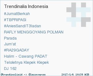 Trend Alert: 'DJ 162'. More trends at trendinalia.com/twitter-trendi… #trndnl