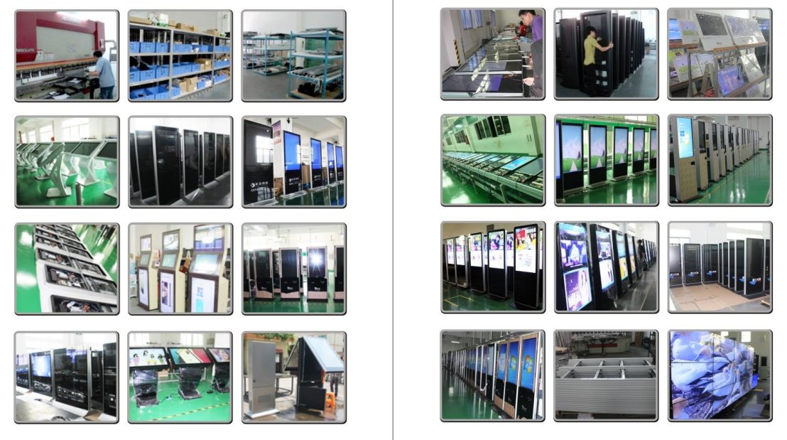 workshop of #LCD display,#AD player,#touch kiosk