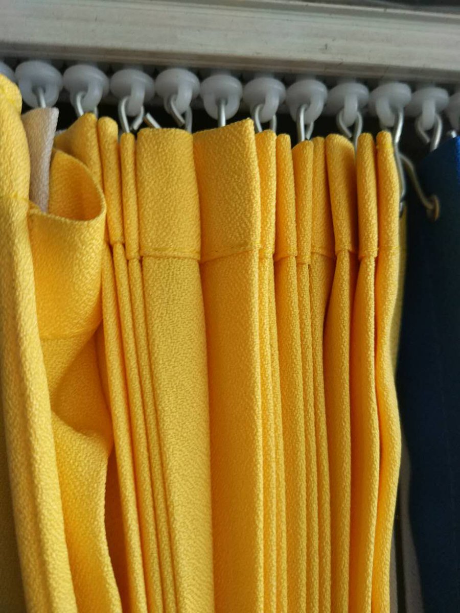 GZBusParts's tweet photo. Yellow color bus curtain https://t.co/IuFcPA7RQP