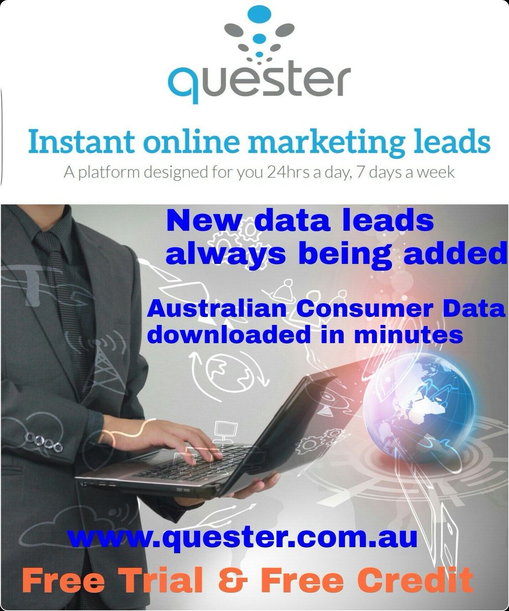 _GlobalData's tweet photo. Quester has even more new data and more new features. Free trial #Bigdata #smallbiz #marketresearch #MarketingTools #targetingtools #newdata https://t.co/FnTY4CpmEU
