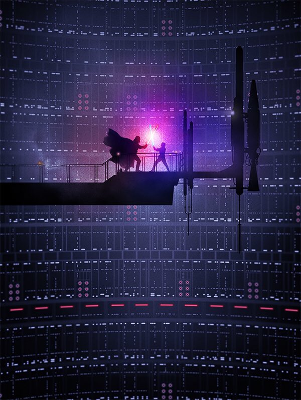 iheartflix's tweet photo. #EmpireStrikesBack artwork by #markomanev. Pretty cool. #wallart #movieart #StarWars #artwork #giclee https://t.co/jK5GWtx0eX