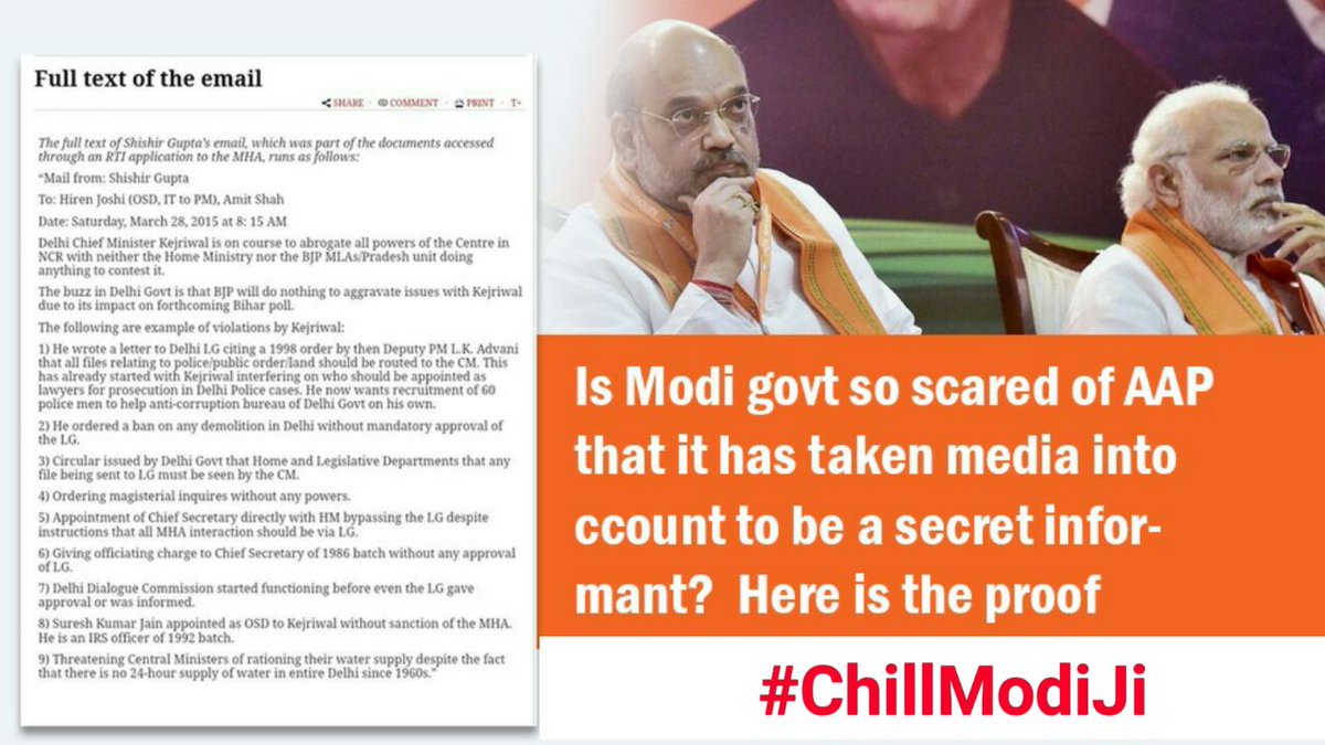 iwkofficial's tweet photo. BJP bought media to derail AAP from politics .
#ChillModiJi 
👉Must Read
https://t.co/xNsd9go26O 
@Httweets https://t.co/VXlxMxtzsY