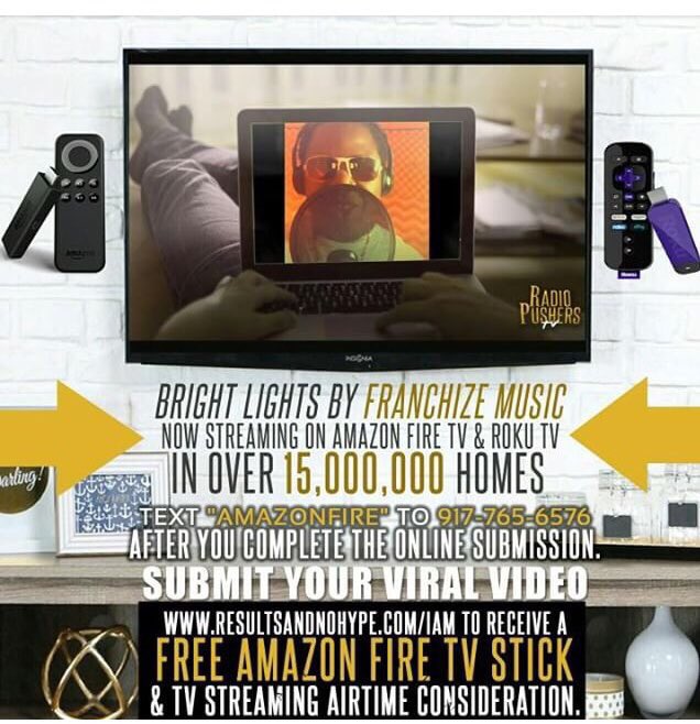 kevlartheone363's tweet image. Streaming in 100,000 homes DM to be featured in the #IAMTV Series on #FRANCHIZEMUSICTV streaming on @amazonfireTV. @ resultsandnohype.com