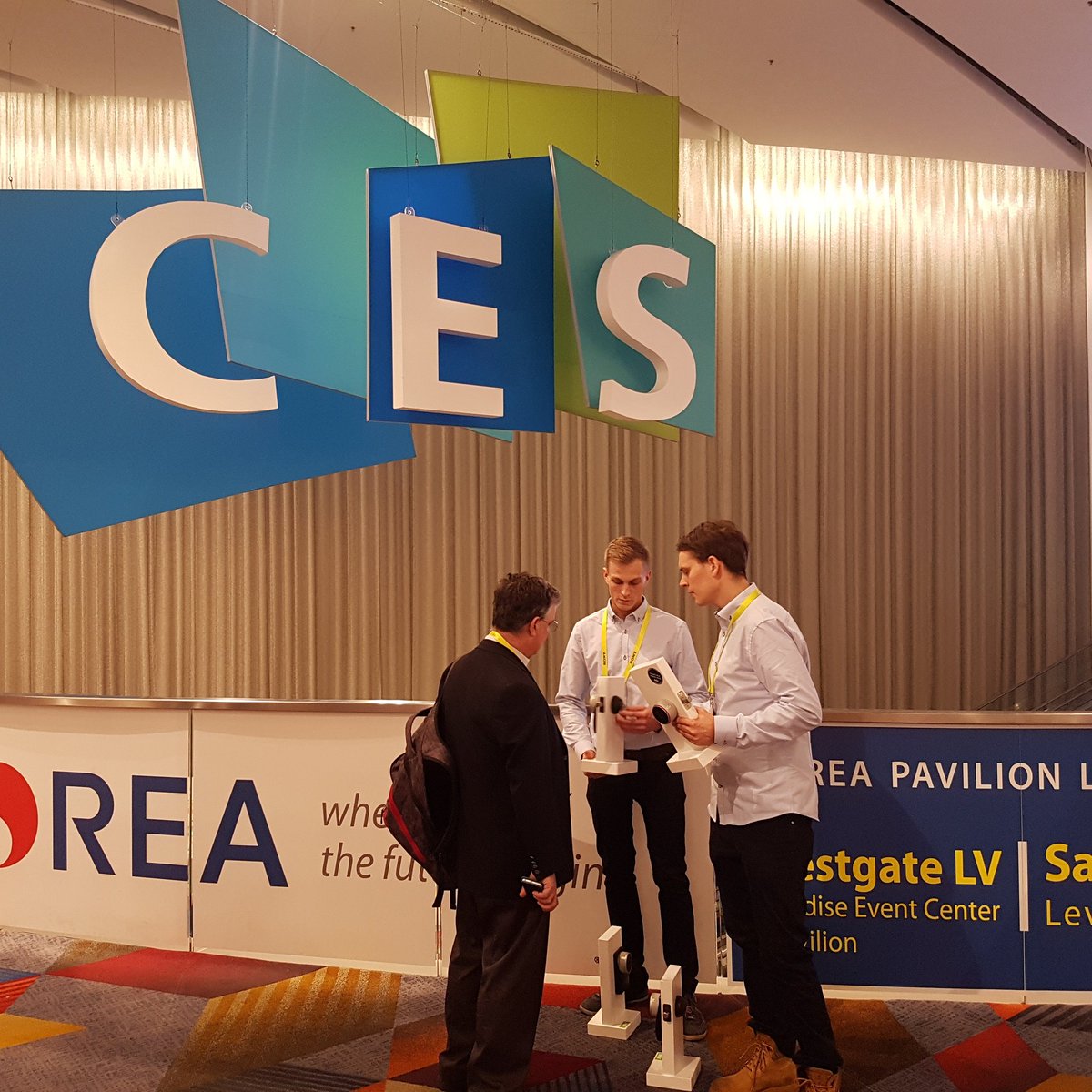 #ces2017 #oviku #smarthome #patented #innovation #smartlock We can't get out of the hall without people stopping us all the time. #success