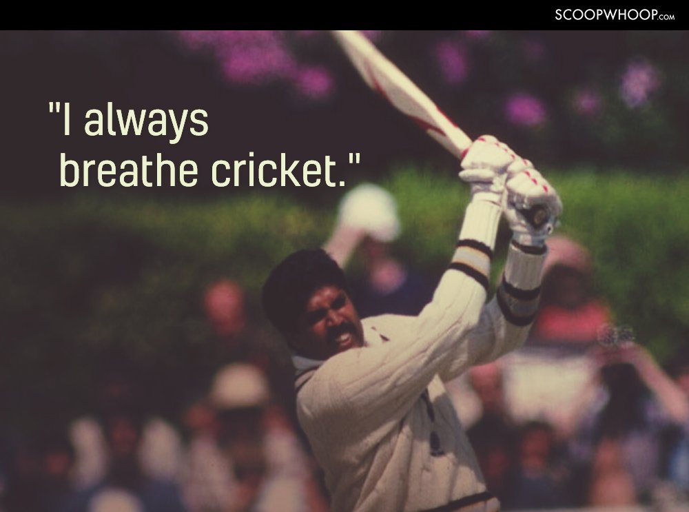 Happy birthday, Kapil Dev.  