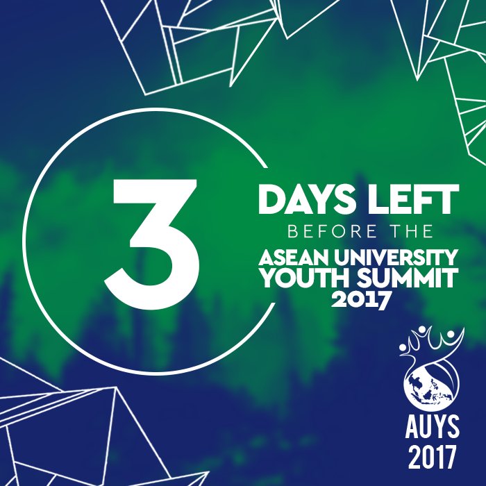 3 DAYS TO GO BEFORE #AUYS2017!