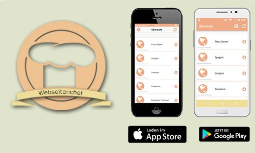 Clueworks's tweet image. Unsere neue #App für #Gastronomen ist da! webseitenchef.de 
#CMS #webseitenmanagement