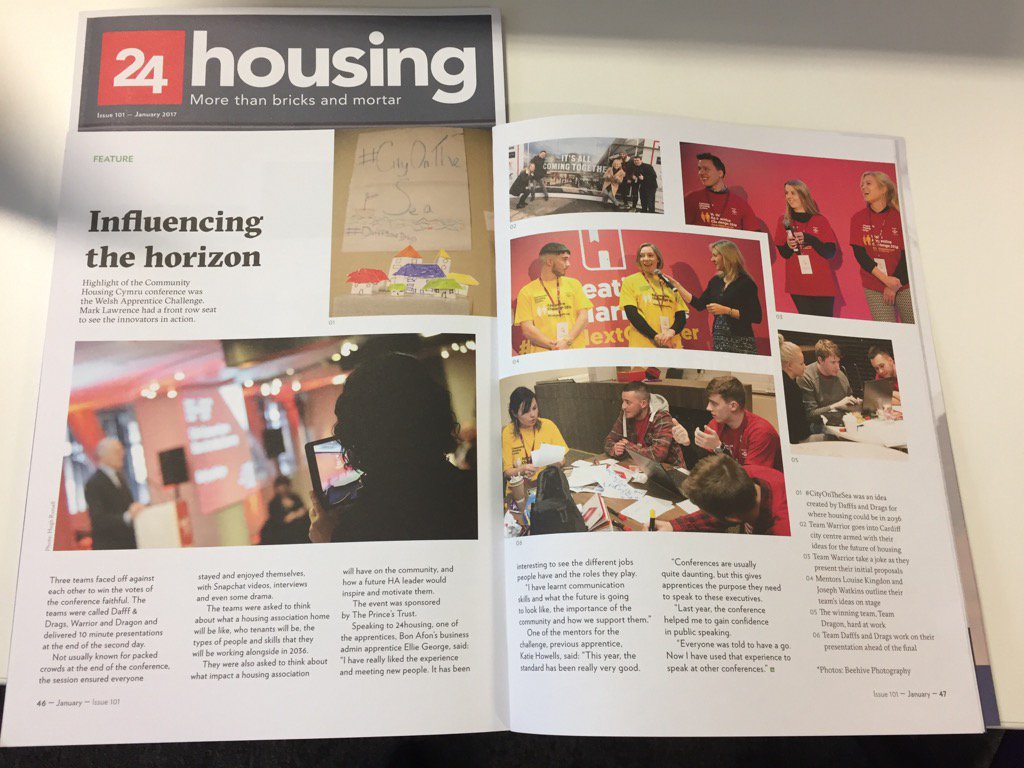 HefinaRendle's tweet photo. @CHCymru #Welshapprentice16 are in today's @24housing #TheNextChapter https://t.co/IOmvgEC56C