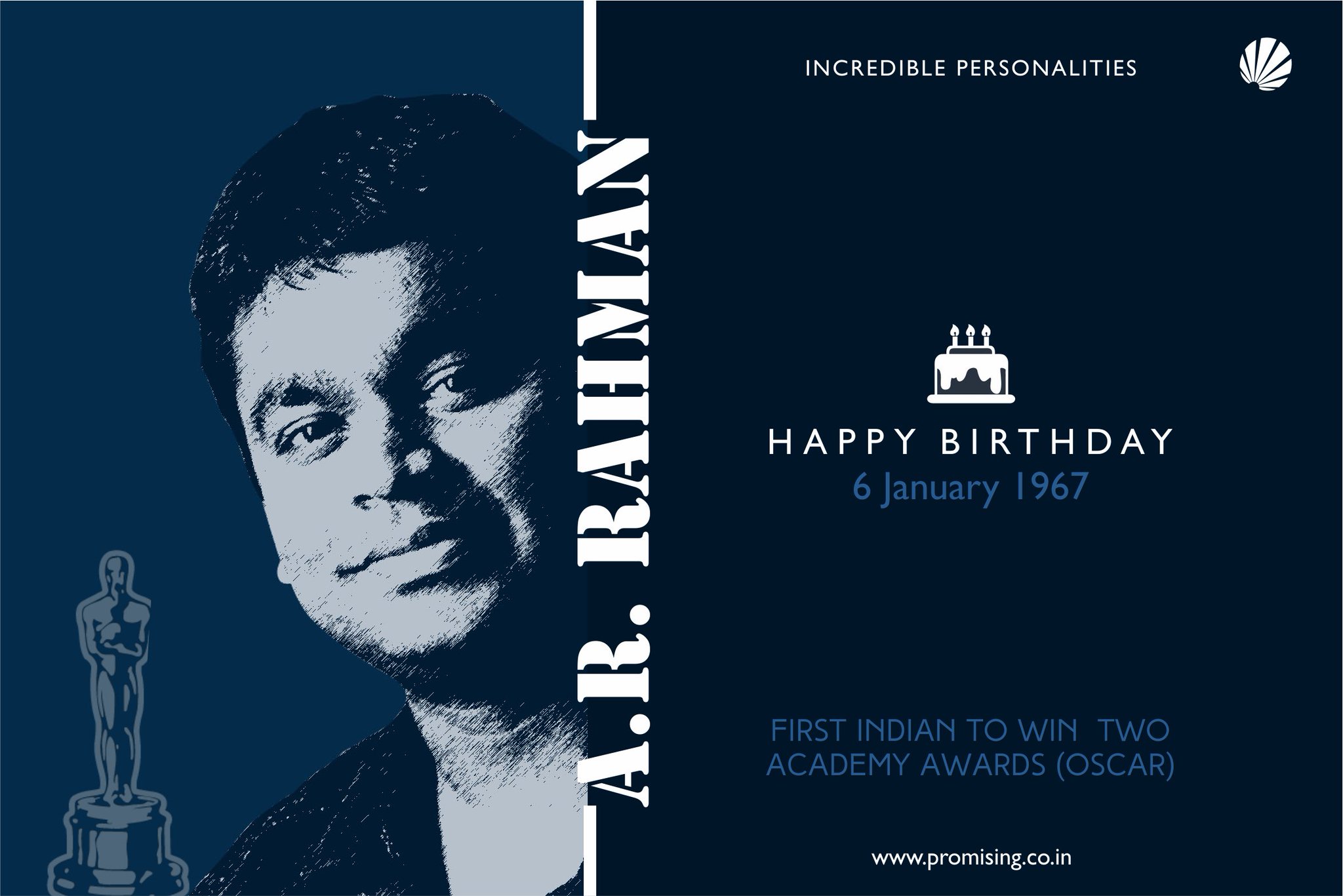 Happy birthday A.R.Rahman..A great musician, a great human being..  