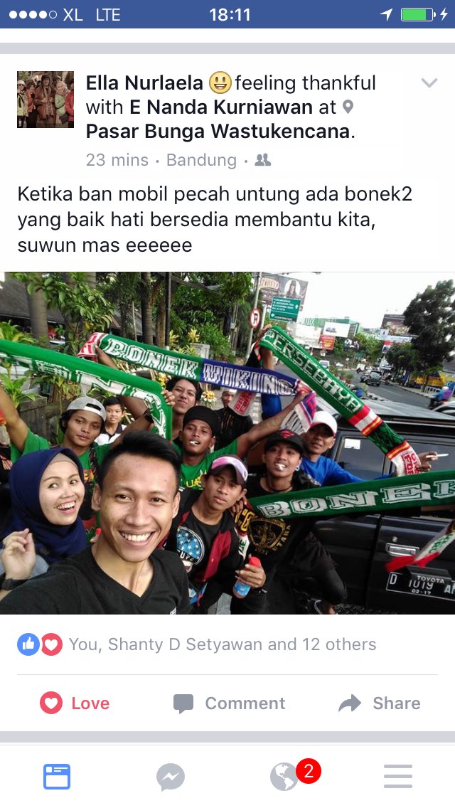 BobotohJamika's tweet photo. nuhun Bonek td sodara saya di bantuin https://t.co/lUWp1kkdpu