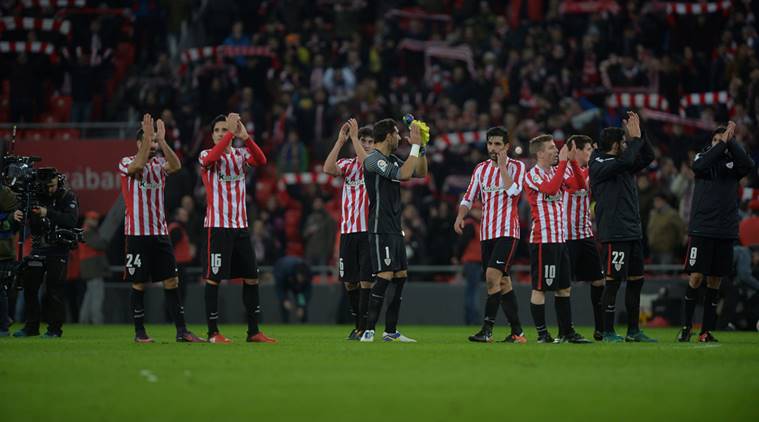 Playbonker's tweet photo. Athletic Bilbao beat Barcelona 2-1 in Copa del Rey..#PlaySoccer⚽️ #BookFields #OneClickBooking #PlayBonker.com #DownloadApp #PlayBonkerApp📱 https://t.co/G84AH9eMOE