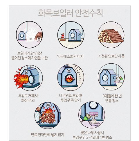 겨울철 화목보일러 사용시 주의사항!!