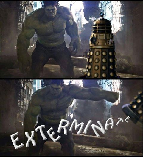 A Dalek VS The Hulk!

#DoctorWho