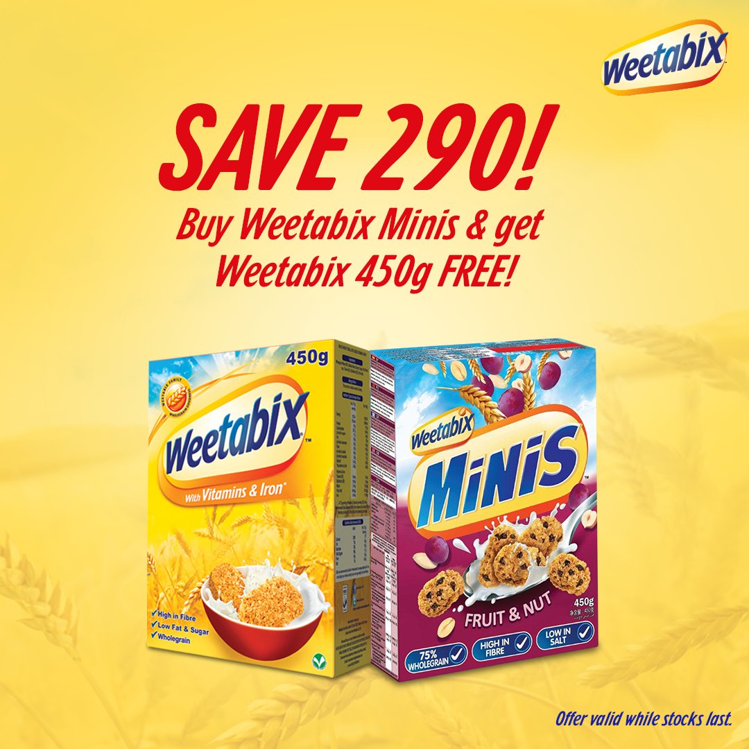 WeetabixEA's tweet photo. January kimeumana?
Pass by any @Nakumatt and sort your breakfast maneno... π
#GetBixed https://t.co/afUWjcvcTC