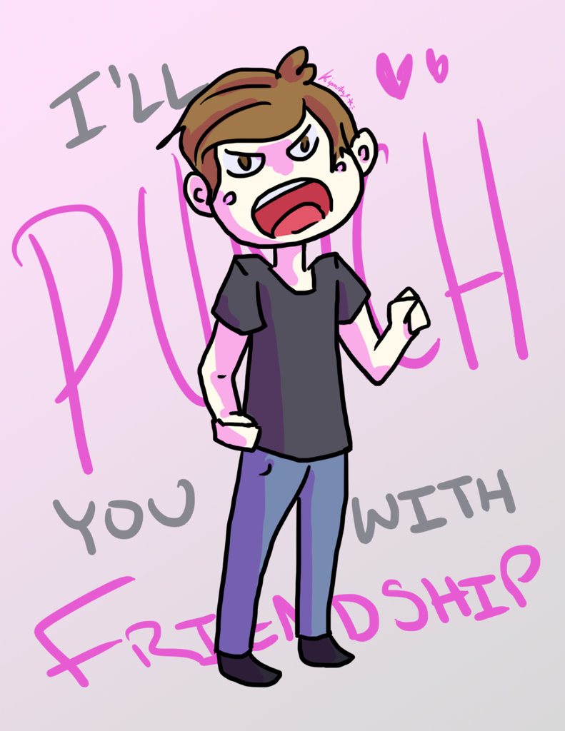 CaptainSoMuch's tweet photo. kipnotize:

@thatsthat24 is the most adorably aggressive person sometimes x 
(Please don’t repost or delete artist … https://t.co/xwHxvRe68T