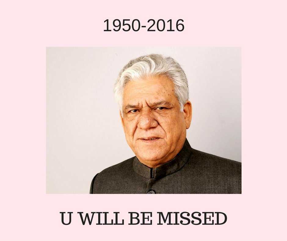 thefilmtribe's tweet photo. #OmPuri passes away after a massive heart attack https://t.co/1oDUiyNFcc
