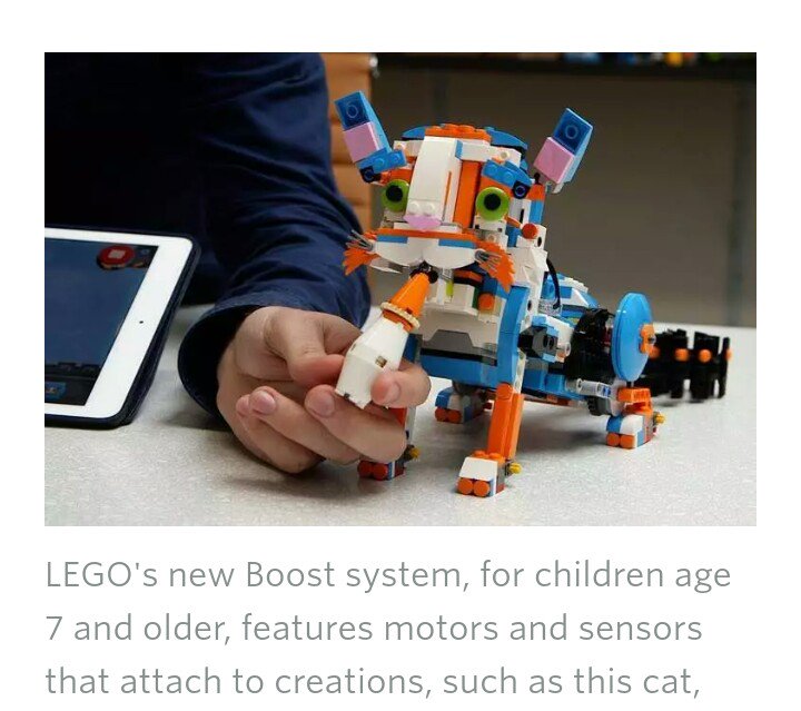 iNehaPandey's tweet image. #LEGObricks come alive
#LegoBoost can turn existing #legokits  into motorised n motion-sensitive #toys