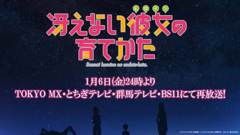劇場版 冴えない彼女の育てかた Fine 公式 今日は何の日 冴えカノ再放送の日 Tokyo Mx とちぎテレビ 群馬テレビ Bs11にて本日24時より放送です 放送開始から24時間限定で放送話の人気投票を行いますのでぜひ冴えてるシーンを投票して
