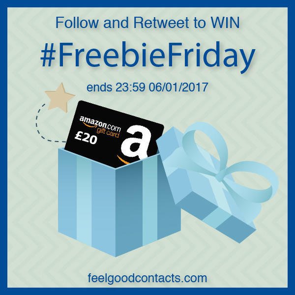 FeelGoodContact's tweet image. For a chance to win a £20 Amazon giftcard, simply follow @FeelGoodContact and retweet this #FreebieFriday
