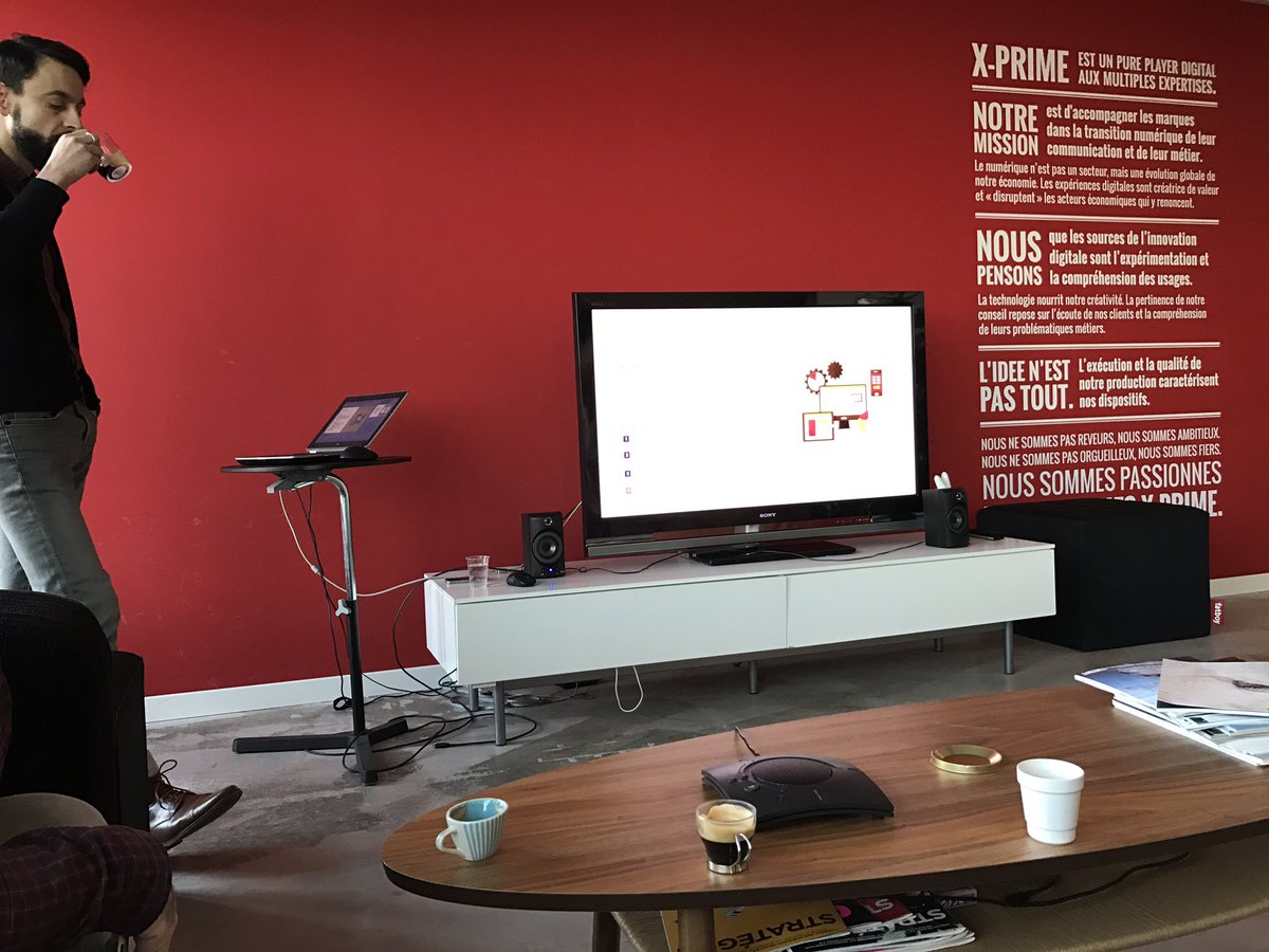 francoisgarcia's tweet photo. Ce matin, un café et matinale #ABtesting à l'agence par .@AdelineCatusse et .@SnapSeb #performance @XPRIME https://t.co/hwkJJH99mR