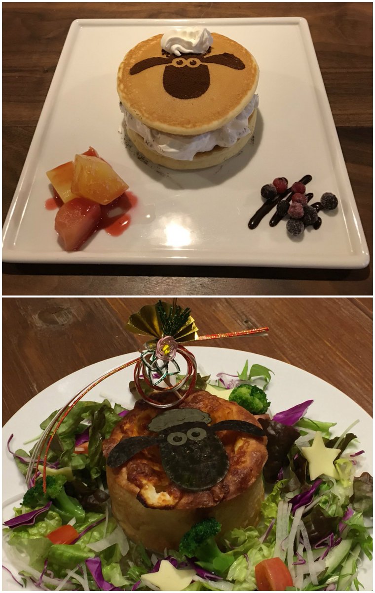 ひつじのショーン 公式 En Twitter 新年より大阪 ひつじのショーンカフェ では ショーンのマウンテンピザ 1 000円 税別 京都 ひつじのショーン茶屋 では ショーンのびっくりどら焼き 1 000円 税別 をご用意 是非 この季節だけの特別メニューをご堪能