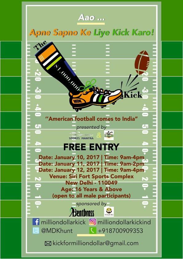 AshtagSport's tweet photo. 4 days to go.. #indiansports #path2thenfl #milliondollarkick. Next destination #Shillong #Shillongfootball !! https://t.co/FqjutE4plq