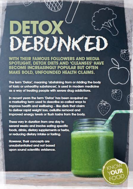 Thinking of a detox diet? Think again! #Detox #JanuaryDetox