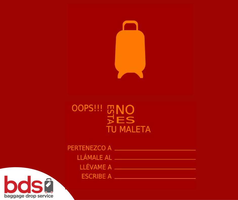 Etiqueta perfecta para tu #Equipaje. #BdsBarcelona #LuggageLockersInBarcelona #Barcelona