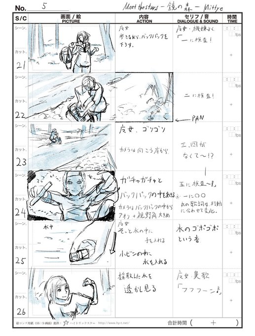 @mittye97 自分の作品でも場合によっては絵コンテも描いてたり(笑) 