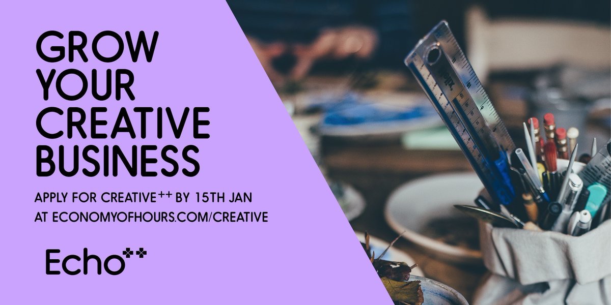 economyofhours's tweet photo. Are you a #creative #entrepreneur? Ready to raise your game? Look no further - our Creative++ #bizcourse is for you https://t.co/dmnEC9IzoS https://t.co/RGo7YJeVRN