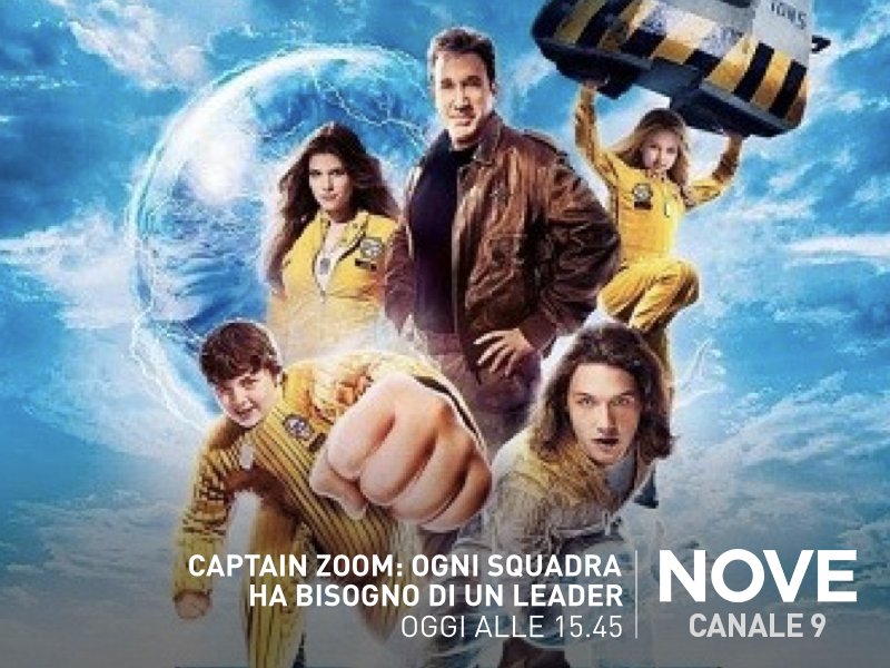 nove's tweet photo. #CaptainZoom ha un arduo compito: trasformare un gruppo di ragazzini in super eroi! https://t.co/nQk59IVLyh