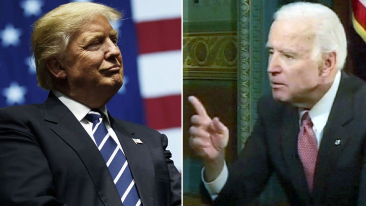 SkyNews's tweet image. Joe Biden tells Donald Trump to "grow up", criticising his "absolutely mindless" attacks on intelligence agencies trib.al/BUD4G8u