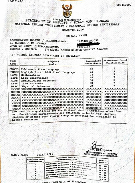 ThiofhiLambani's tweet photo. Sedzani has 7 distinctions, Admitted at UCT for Actuarial studies, he needs a bursary. Contact 0721783909. 
Pls RT! https://t.co/ZYAjVIuelw