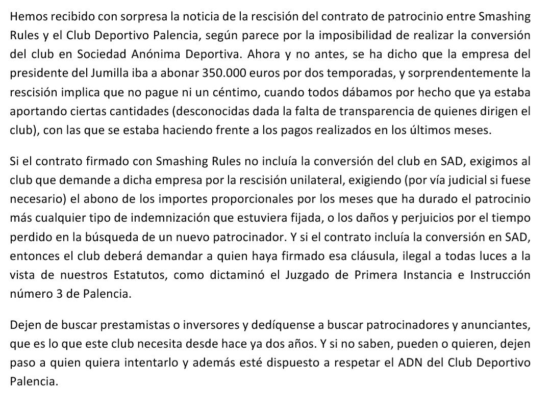 SOCIOCDPALENCIA's tweet photo. Seguimos con más noticias del @CDPalencia https://t.co/FkRDfICh0p