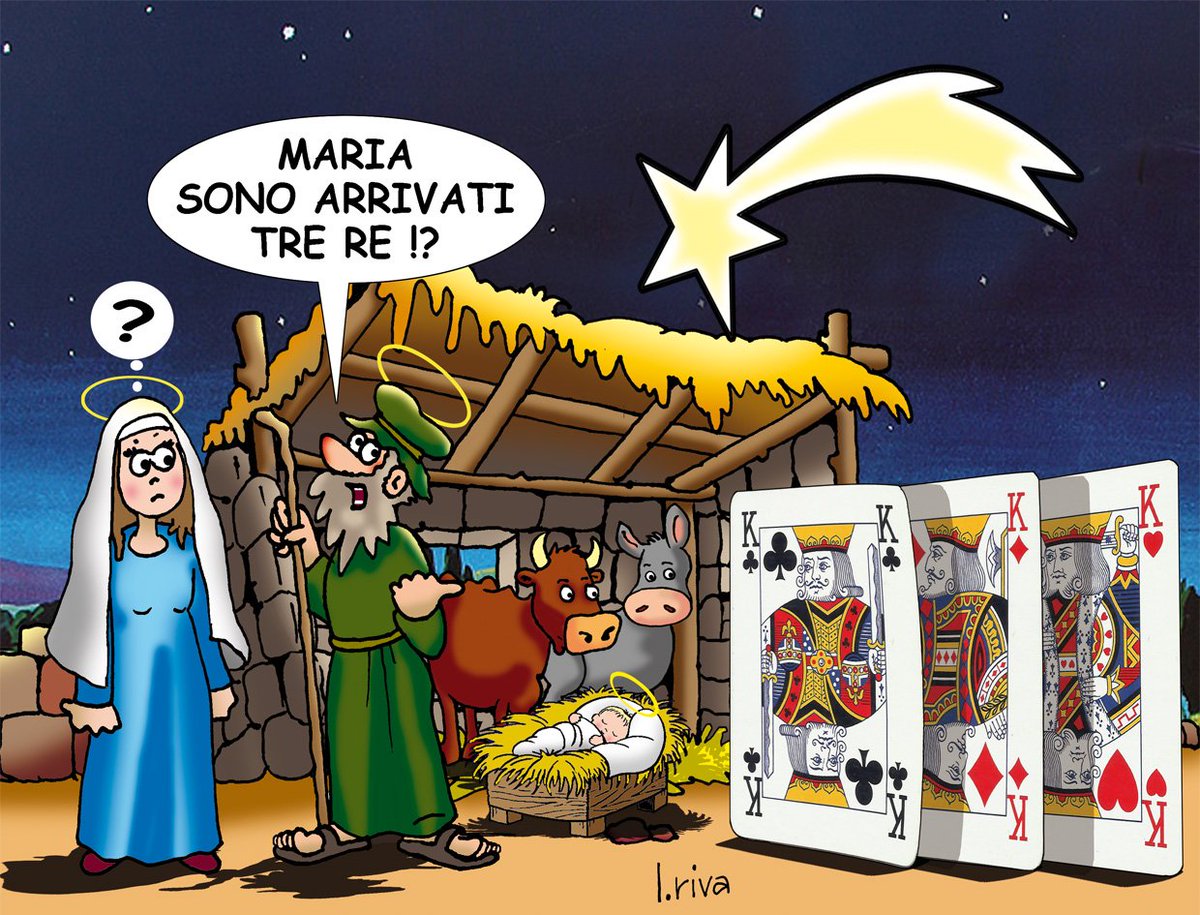 ghignata's tweet image. Mary, arrived three Kings ?!
