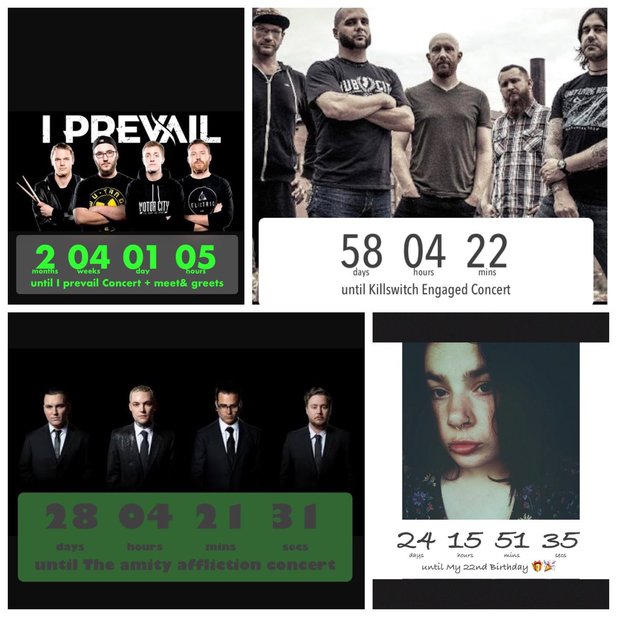 GhostHorror12's tweet photo. So my sister and I are seeing @IPrevailBand @kseofficial @amityaffliction can't wait 🤘🏻🤘🏻 https://t.co/Y9S4UdVrad