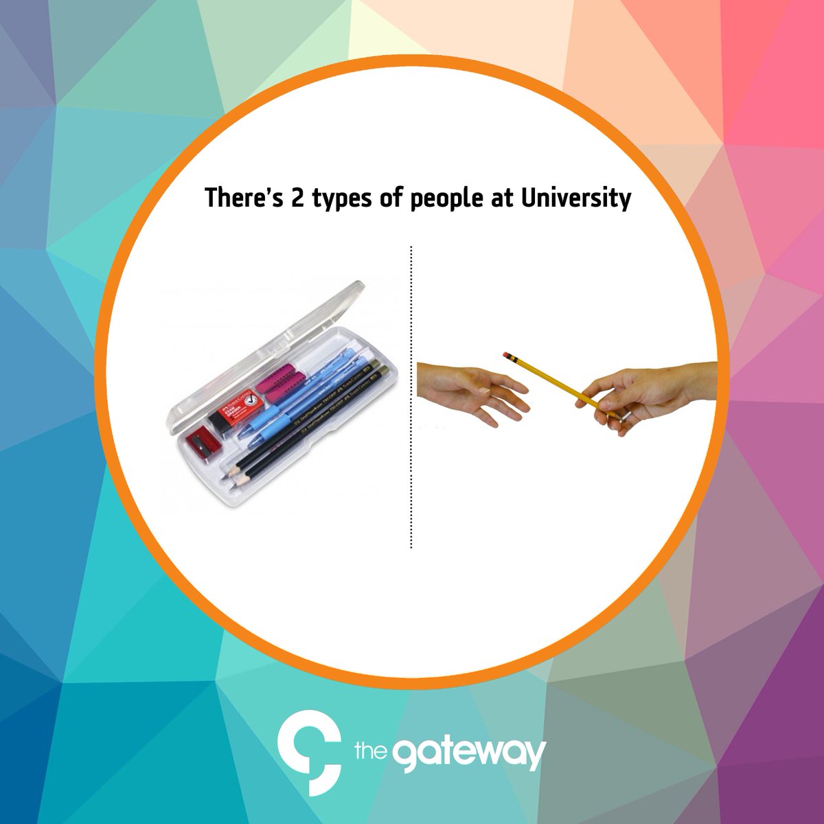 GatewayUoS's tweet image. Over the years we've met many types of students around exam time, which one are you? The prepared one or the borrower...#twotypes