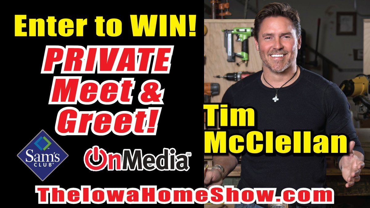 Repost with #MeetMcclellan in order to be entered into a chance to win a private meet and greet with Tim McClellan at this years show!
