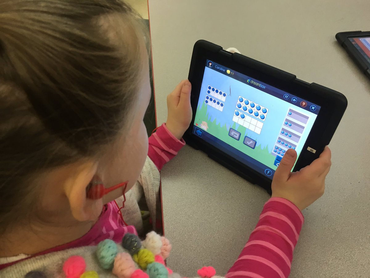 PreisigJessica's tweet photo. Achterhoff's Ss @CPSCrickets use @DreamBox_Learn for math practice while she pulls small groups #asd1 #supercrickets https://t.co/t4ezJoLy0D