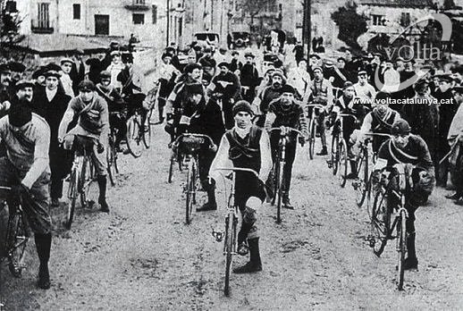 VoltaCatalunya's tweet photo. 📆 Avui fa 106 anys va sortir de Sarrià la primera edició de la "Volta" // 106 years ago today, started the first edition of "Volta" https://t.co/dZf3PnYwEx